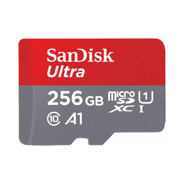 SANDISK micro SDXC Ultra 256 GB + adaptateur *** LIVRAISON GRATUITE ***