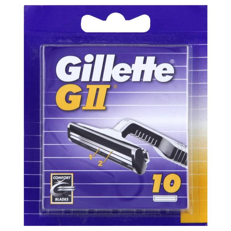 Gillette GII 10 Stück Rasierklingen